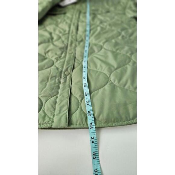 Nike Women's Oversized Quilted Jacket - Olive Green Size Small/Medium - Picture 10 of 10